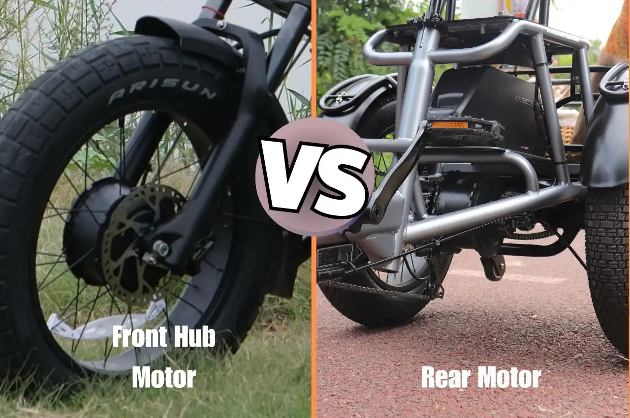 Electric Trike Front Hub Motor vs. Rear Motor