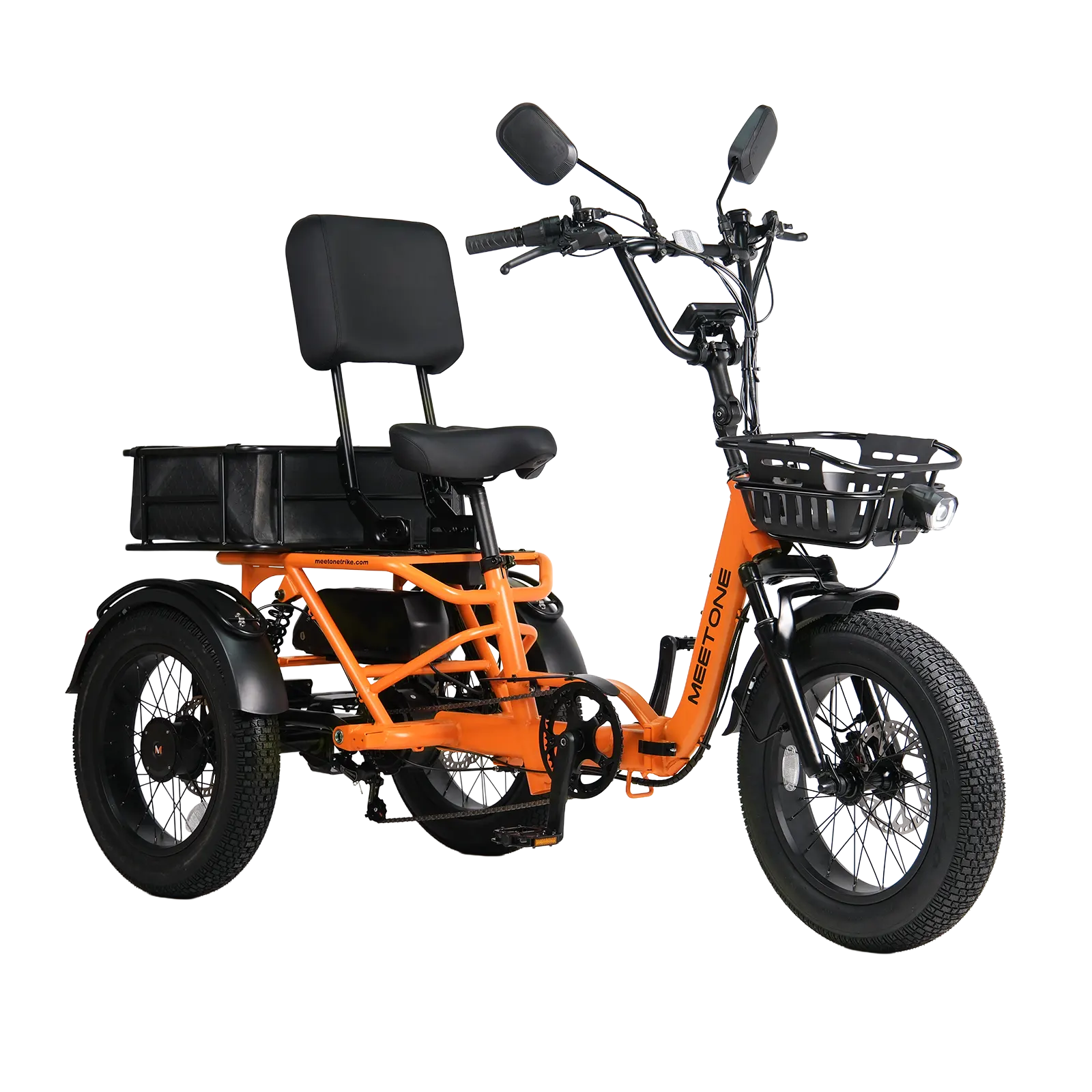Meet One Breeze Pro 2.0 Full Suspension Fat Tire Electric Trike
