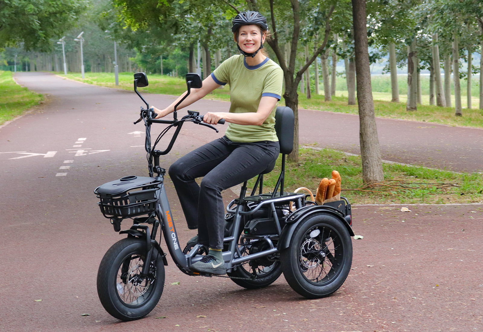 Foldable electric tricycle on sale