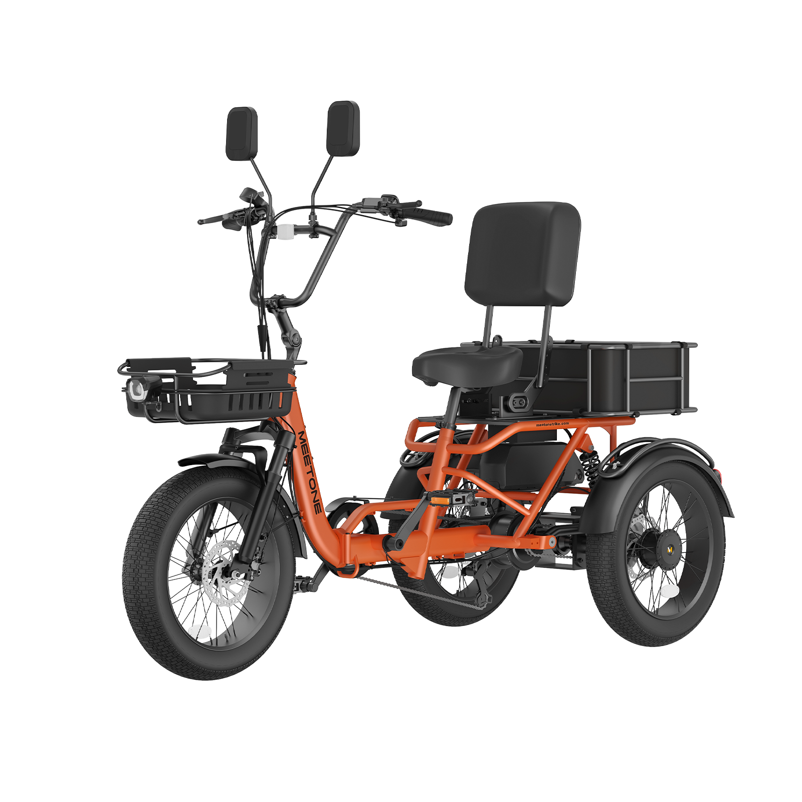 Meet One Breeze Pro 2.0 Full Suspension Fat Tire Electric Trike