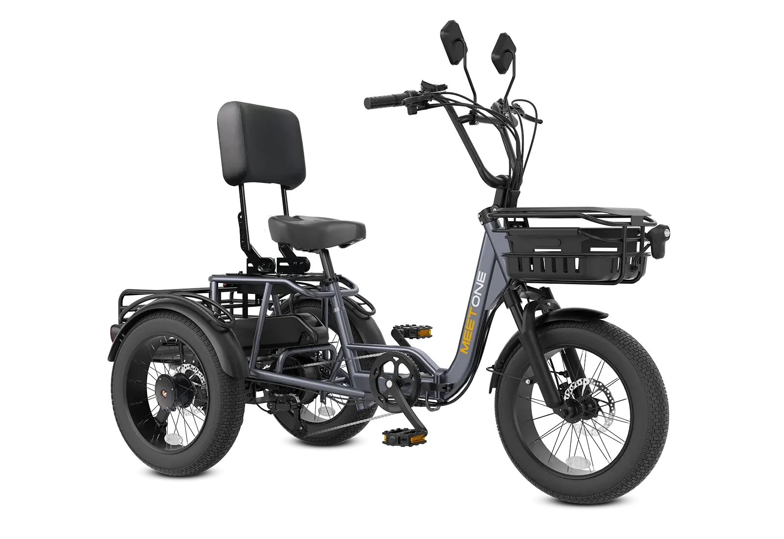 Breeze Pro Fat Tire Electric Trike Comfortable eTrike for