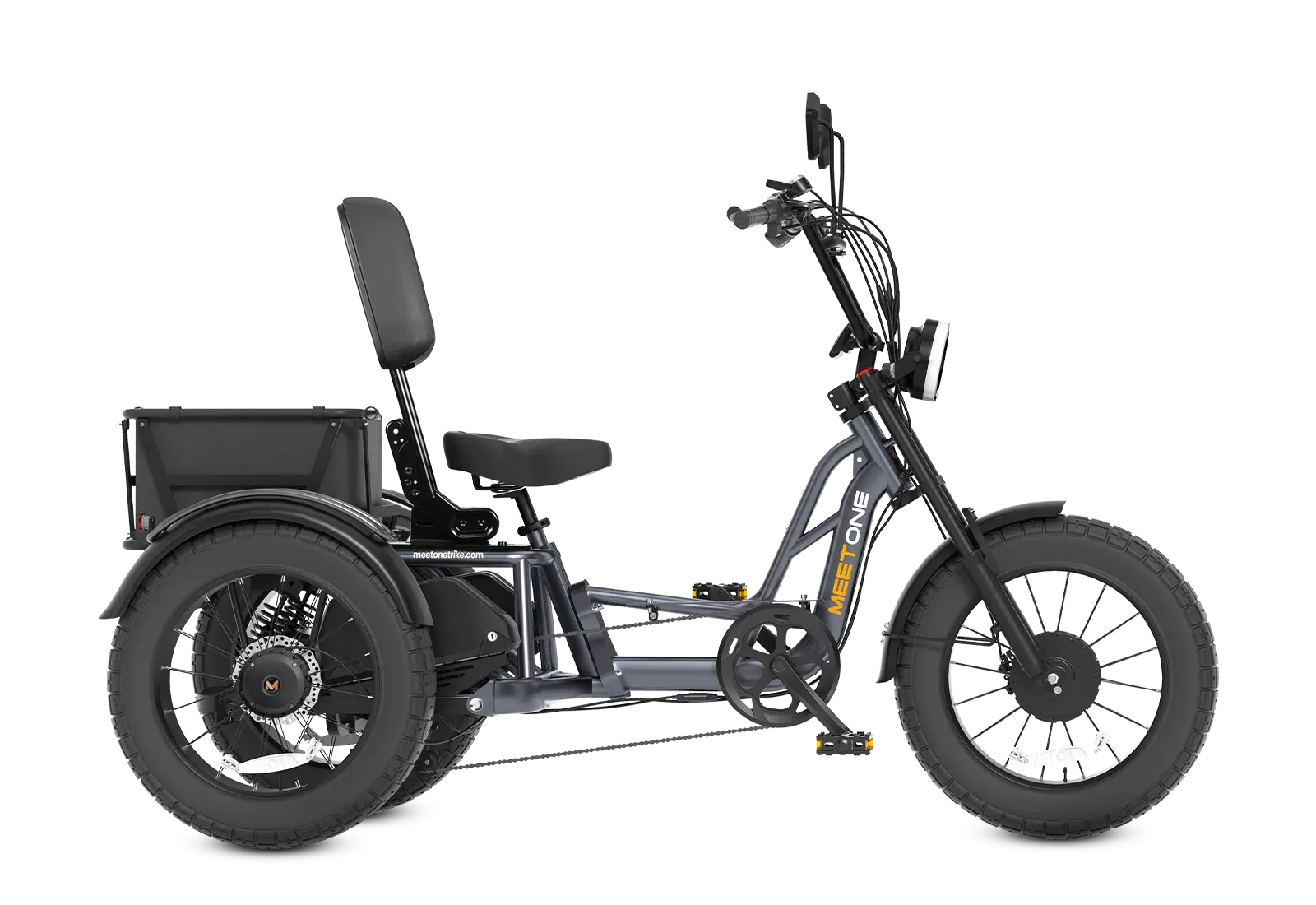 Meet One Tour Dual Motor Dual Battery Electric Trike
