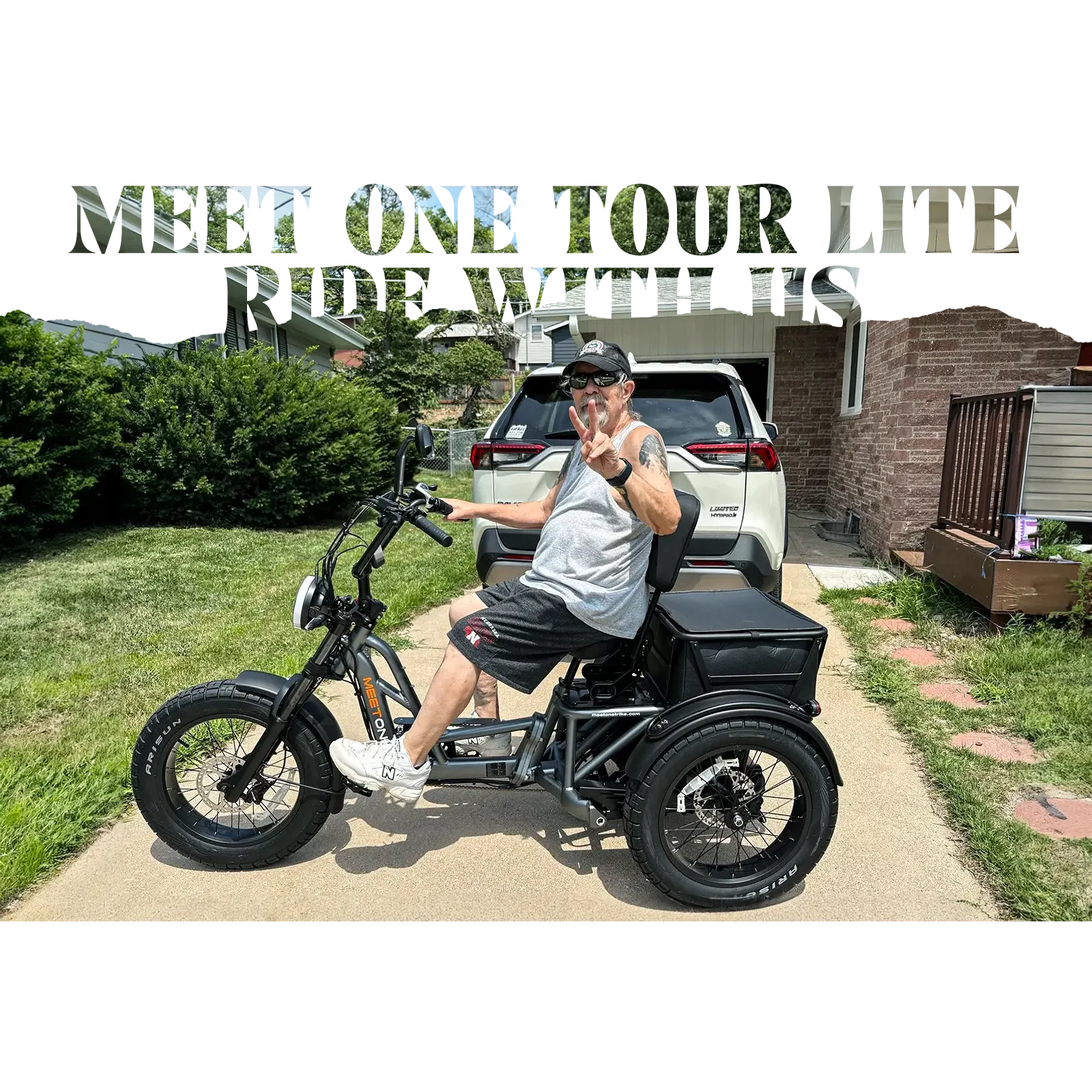 Meet One Tour Lite Full Suspension Electric Trike