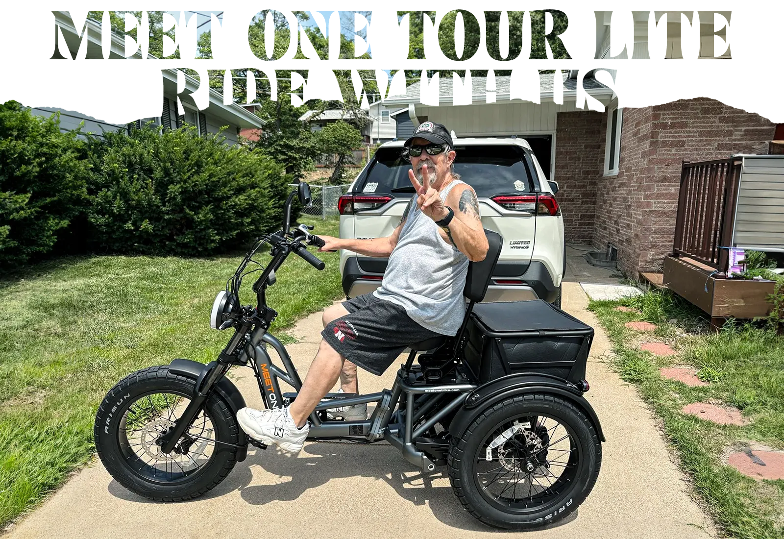 Meet One Tour Lite Full Suspension Electric Trike