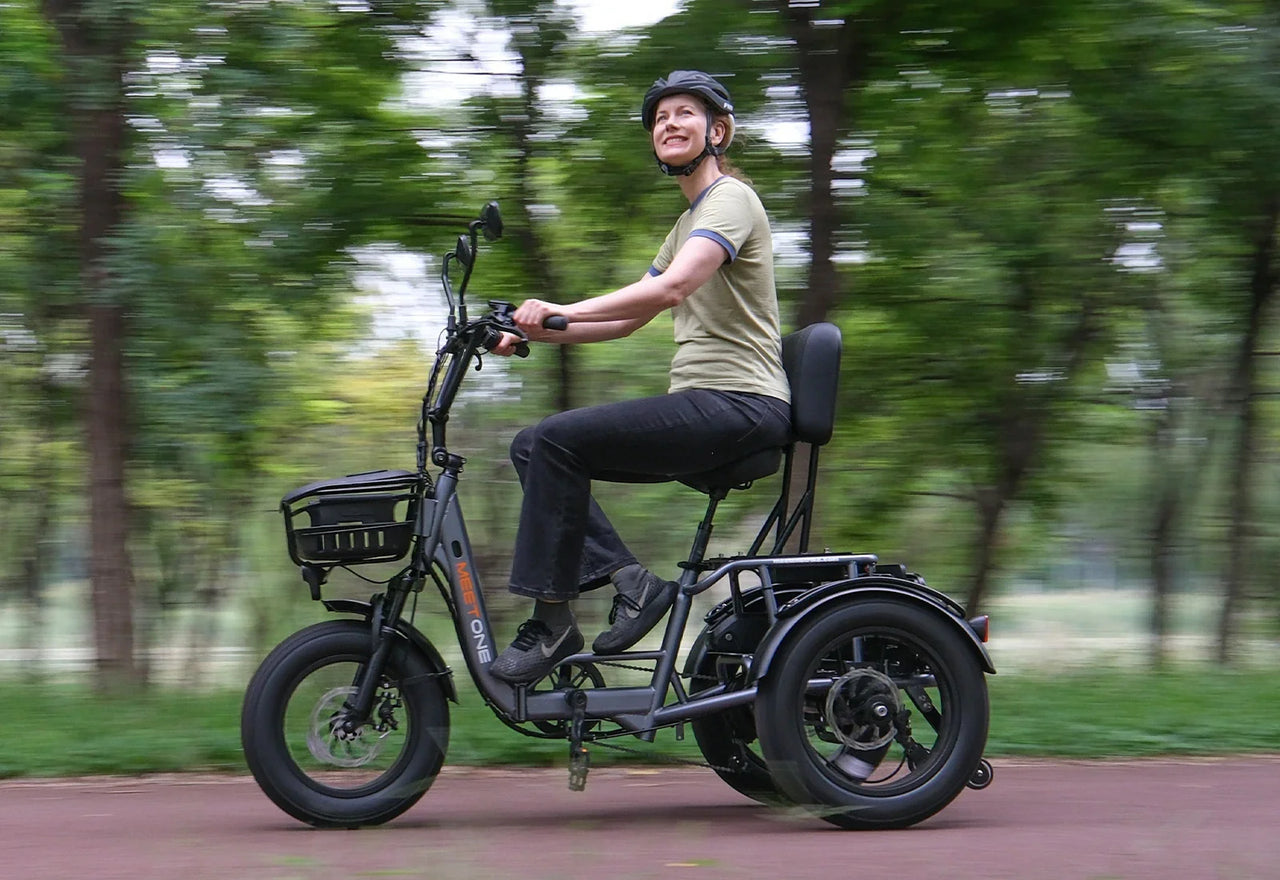 Comparing the Best Electric Trikes for Seniors of Meetone and  Addmotor