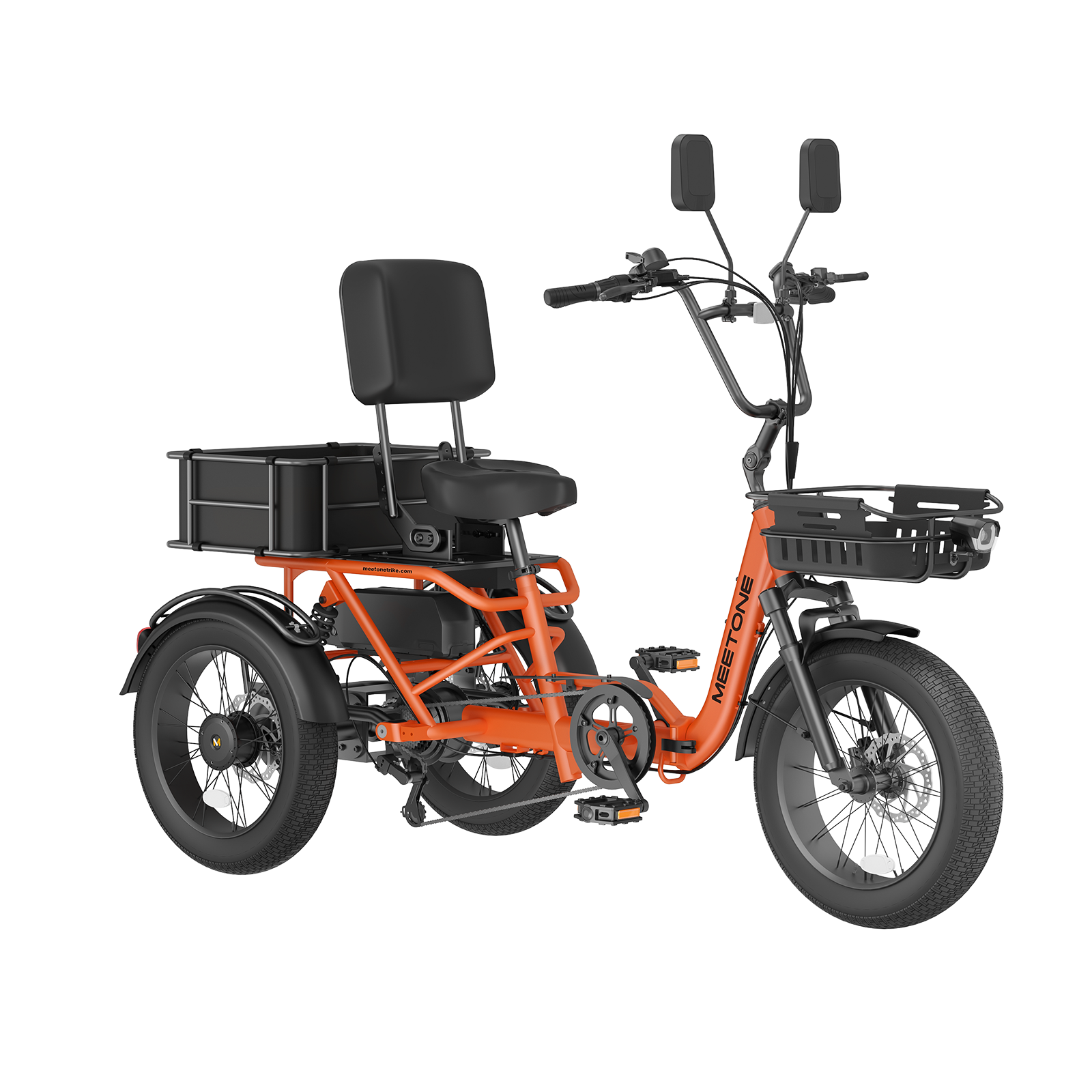 Meet One Breeze Pro 2.0 Full Suspension Fat Tire Electric Trike