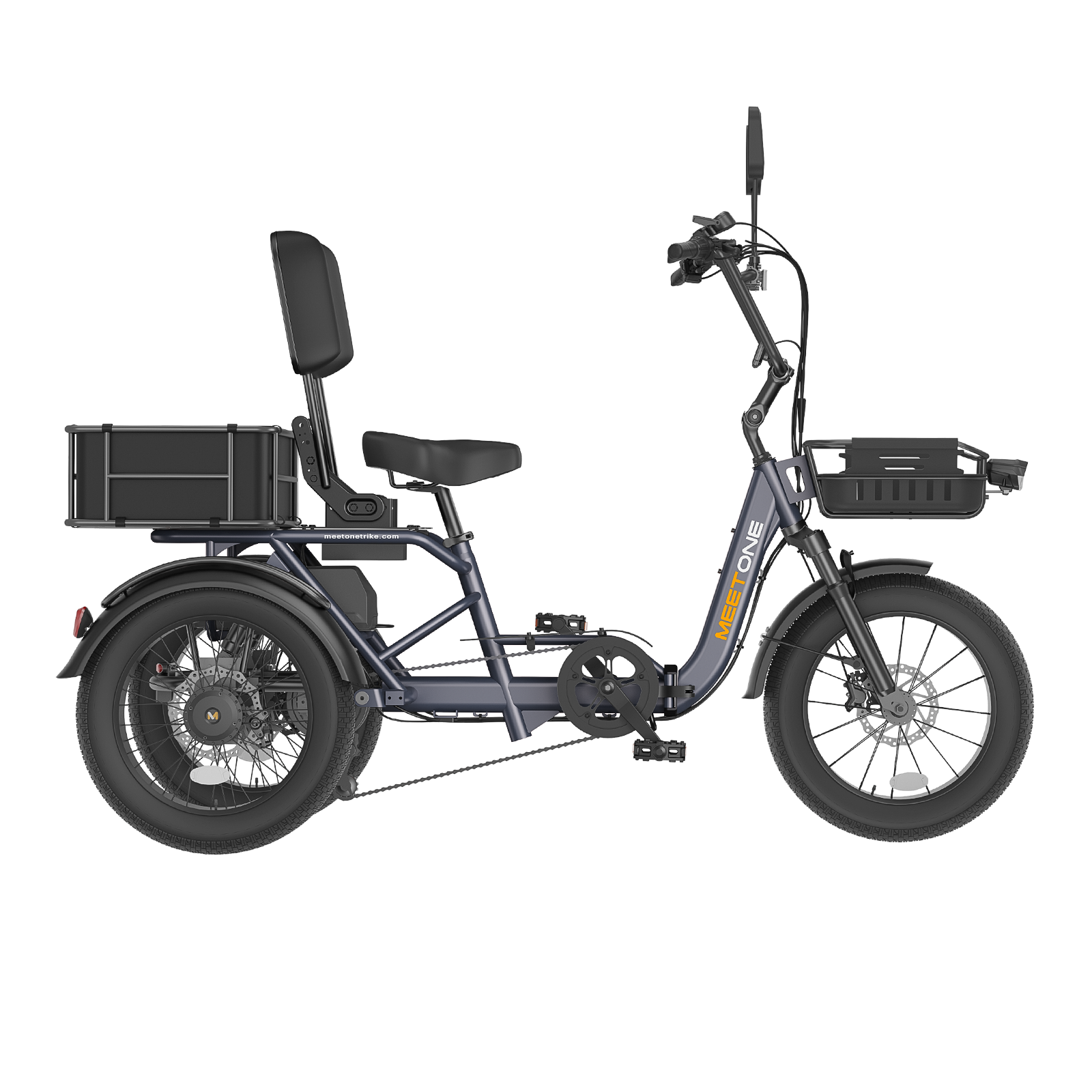 Breeze Pro 2.0 Fat Tire Electric Trike | Full Suspension eTrike
