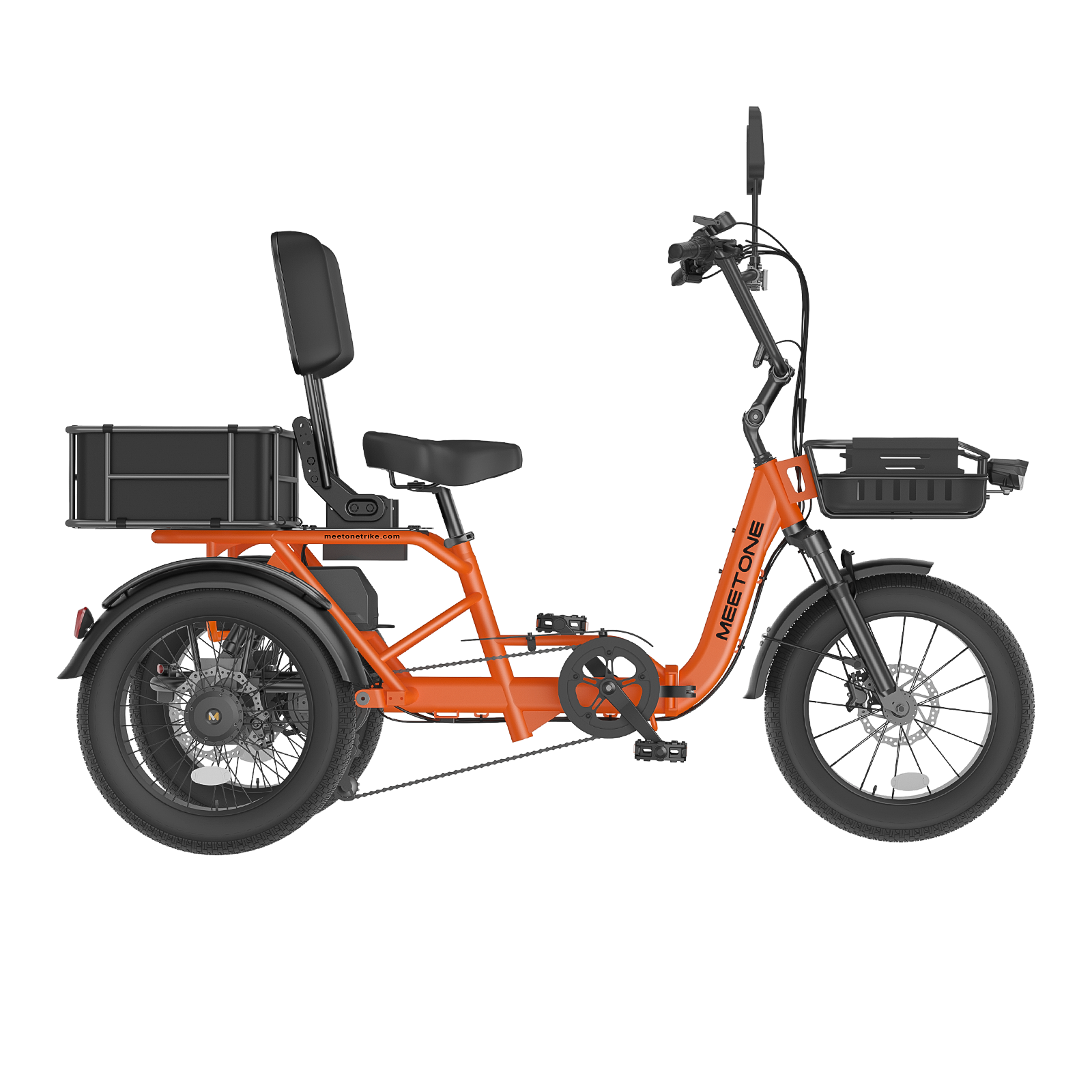 Breeze Pro 2.0 Fat Tire Electric Trike | Full Suspension eTrike