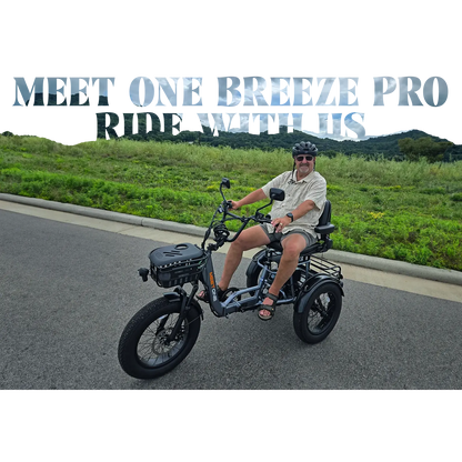 Meet One Breeze Pro Fat Tire Electric Trike