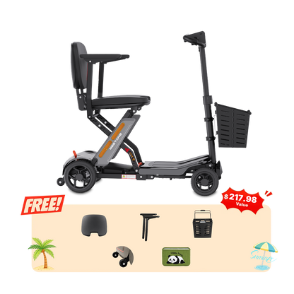 Meet One Glide 4-Wheel Folding Mobility Scooter