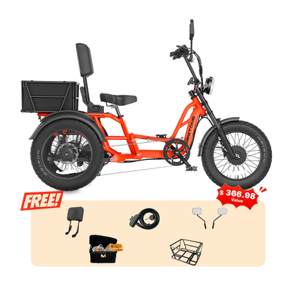 Meet One Tour 2.0 Dual Motor Electric Trike