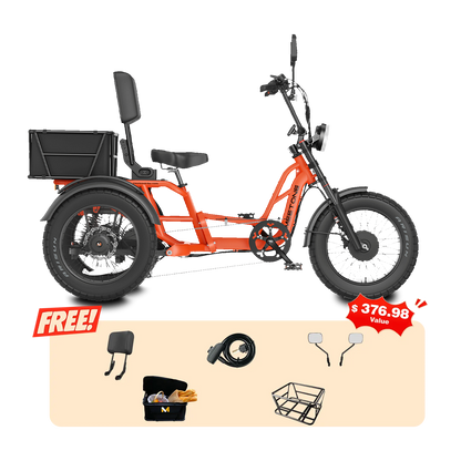 Meet One Tour 2.0 Dual Motor Electric Trike