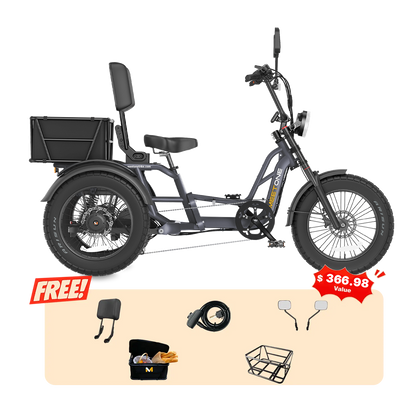 Meet One Tour Lite 2.0 Full Suspension Electric Trike