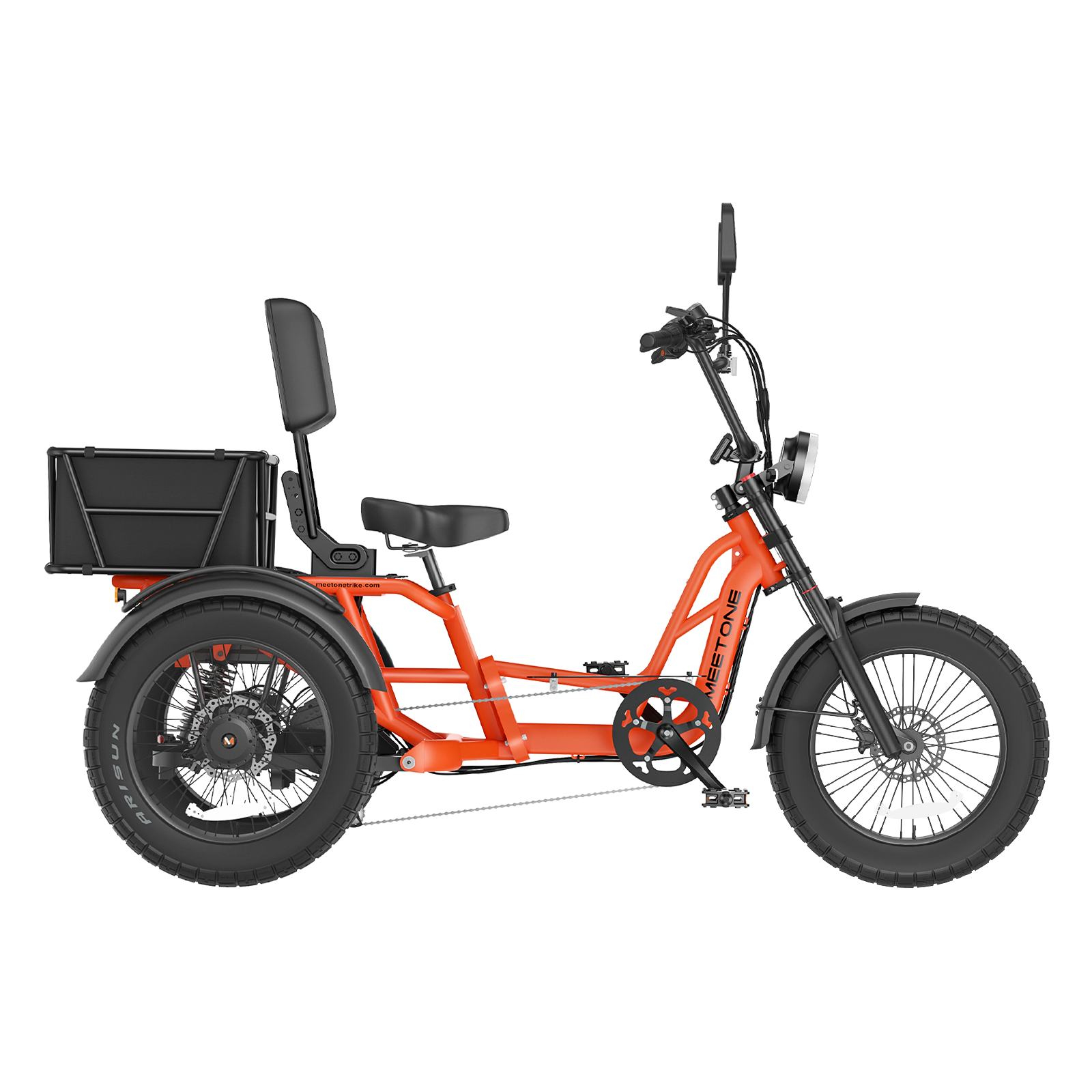 electric tricycle bicycle Peak 1200W with 720Wh Removable Battery Meet One Tour 2.0 Dual
