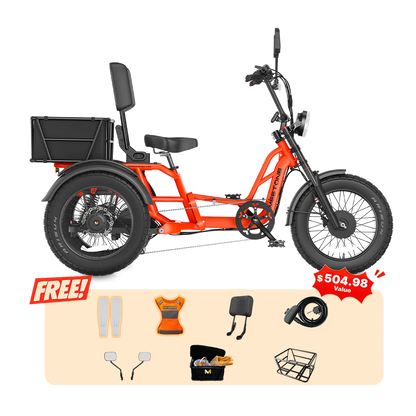 Meet One Tour 2.0 Dual Motor Electric Trike
