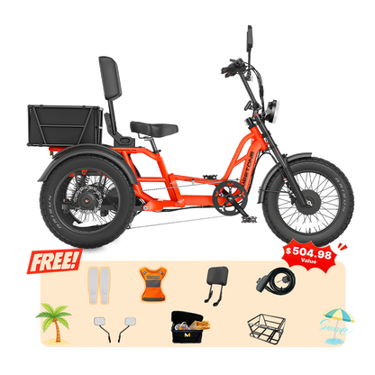 Meet One Tour 2.0 Dual Motor Electric Trike