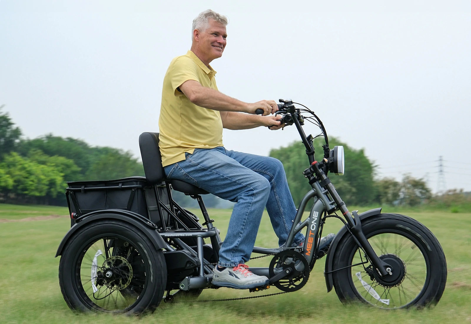 Meet One Tour Dual Motor Dual Battery Electric Trike Meet One Trike
