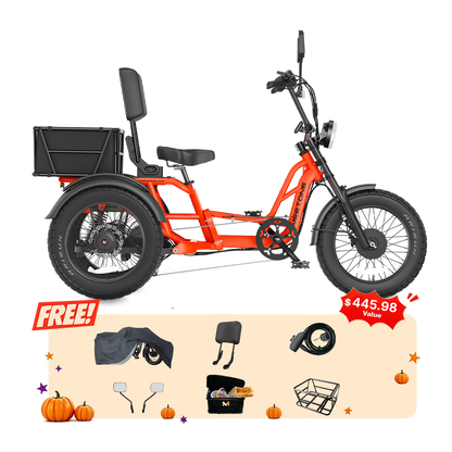 Meet One Tour 2.0 Dual Motor Electric Trike