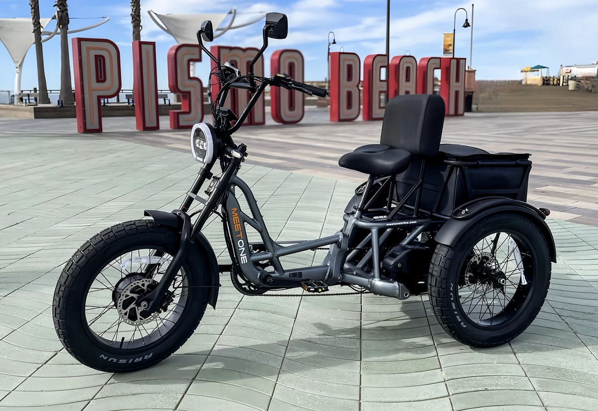 2,400-Watt Dual-Motor E-Trike Offers Comfort and Power