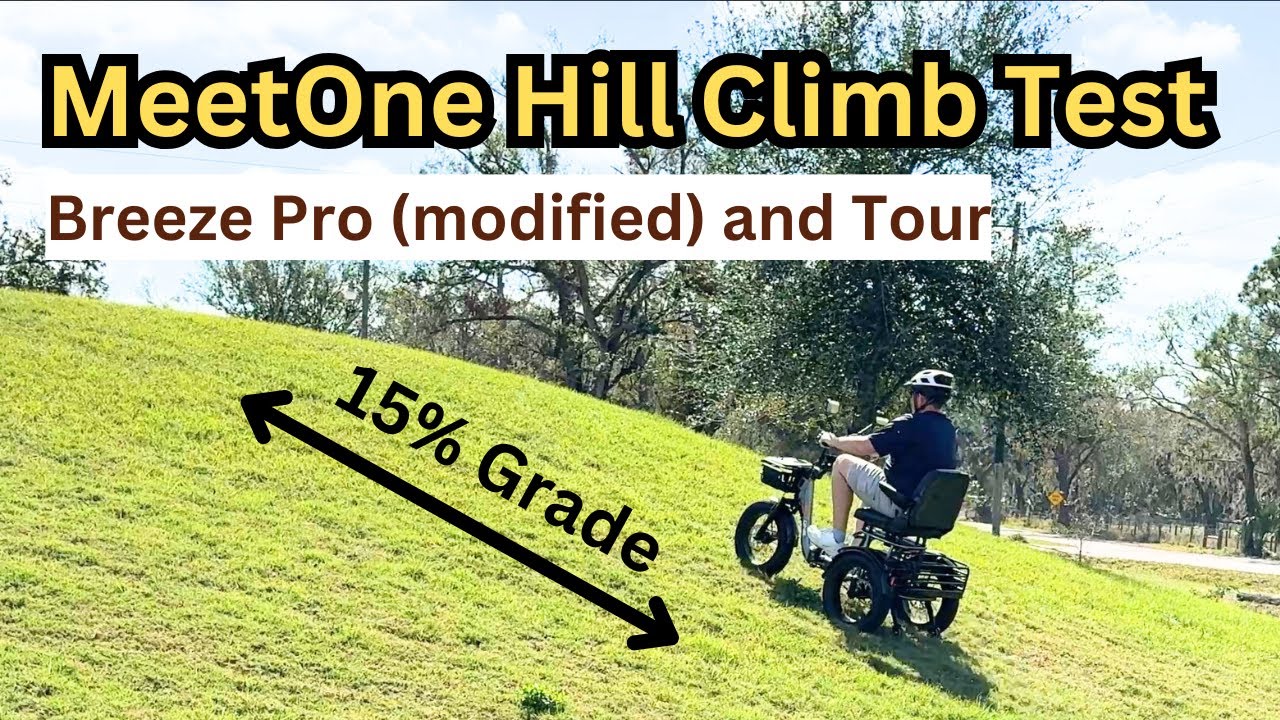 Can MeetOne Tour REALLY Beat Breeze Pro in an eTrike Hill Climb Test?