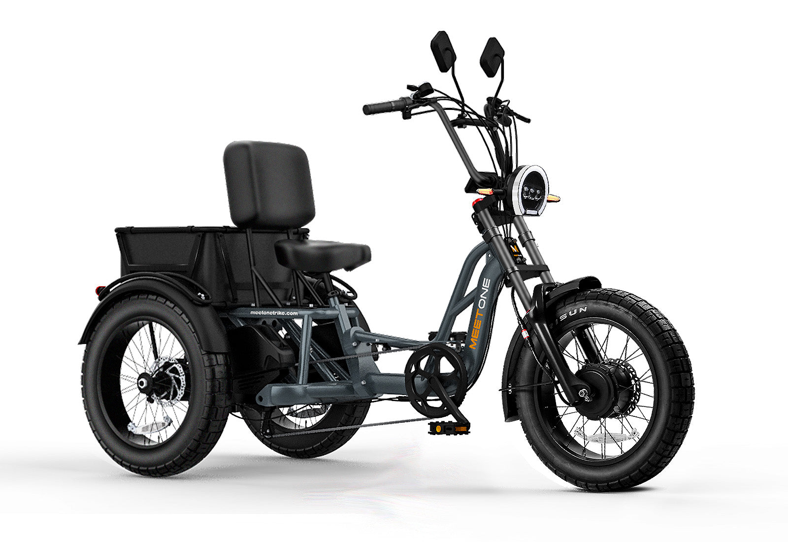 Meet One Tour Dual Motor Dual Battery Electric Trike